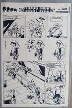 Oud stripknipsel van Lucky Luke - De Dalton spitsbroeders (', Autres personnages, Image, Affiche ou Autocollant, Utilisé, Enlèvement ou Envoi