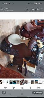 A vendre selle Pools de 3 ans 16 pouces Full quarter, Dieren en Toebehoren, Paarden en Pony's | Zadels, Ophalen of Verzenden, Zo goed als nieuw