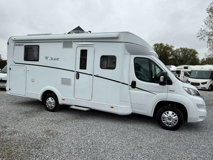 Dethleffs Camper, centraal bed+stapelbed, NIEUWSTAAT!!, Caravans en Kamperen, Mobilhomes, Bedrijf, tot en met 4, Dethleffs, Fiat