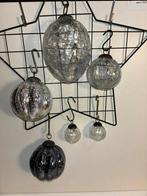 Assortiment vintage glazen kerstballen BIEDEN AUB, Ophalen of Verzenden, Zo goed als nieuw