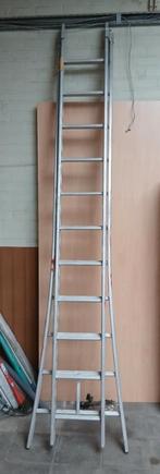 Dubbele uitschuifbare ladder, Ophalen, Gebruikt, Ladder