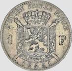 1 franc 1881, Leopold 2, Belgique +RR+, Postzegels en Munten, Munten | België