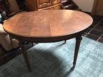 Antieke ovalen tafel, uittrekbaar, Huis en Inrichting, Ophalen, Klassiek, 50 tot 100 cm, Vijf personen of meer