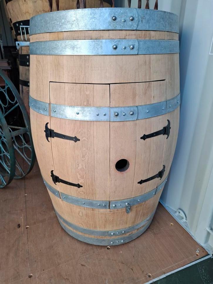 Wijnbar in een wijnton! Vd mancave of wijnkelder enz! TOPPER, Verzamelen, Wijnen, Ophalen