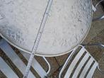 Tuinstoelen met tafel, Tuin en Terras, Ophalen, Zo goed als nieuw, Aluminium, Stapelbaar