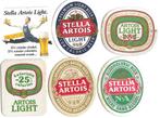 bierviltjes 6st Stella Artois light, Verzamelen, Verzenden