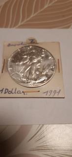 Amerikaanse Silvere Eagle munt, Postzegels en Munten, Verzenden, Zilver