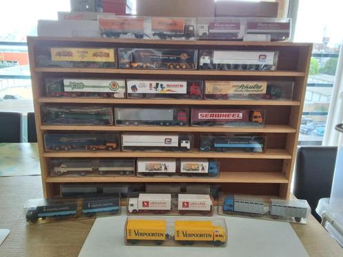 mooi groot lot van 22 vrachtwagens HO schaal 1:87, Hobby en Vrije tijd, Modelauto's | 1:87, Zo goed als nieuw, Bus of Vrachtwagen