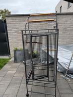 Papegaaienkooi, Dieren en Toebehoren, Vogels | Hokken en Kooien, Ophalen, Gebruikt, Aluminium, Vogelkooi