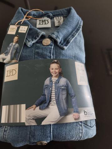 NIEUW! Mooie jeansjas maat 122-128