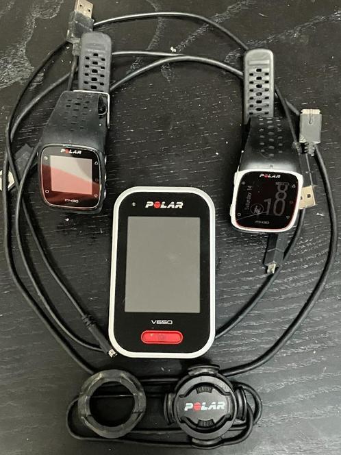 Compteur GPS polar V650 + montre polar m430, Fietsen en Brommers, Fietsaccessoires | Fietscomputers, Gebruikt, GPS, Ophalen