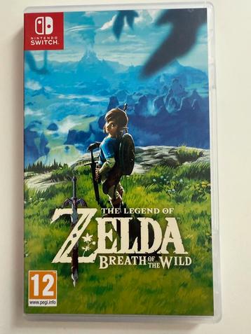Nintendo switch games: Zelda breath of the wild, Splatoon 2 beschikbaar voor biedingen