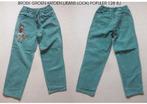 broek jeans groen tekening jongen 128 8j, Kinderen en Baby's, Ophalen of Verzenden, Zo goed als nieuw, Jongen, Broek