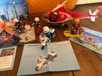 playmobil brandweer, politie, reddingshelikopter set., Kinderen en Baby's, Speelgoed | Playmobil, Ophalen, Zo goed als nieuw, Los Playmobil