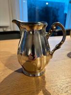 Verzilverde porseleinen melkkan, Antiek en Kunst, Ophalen of Verzenden