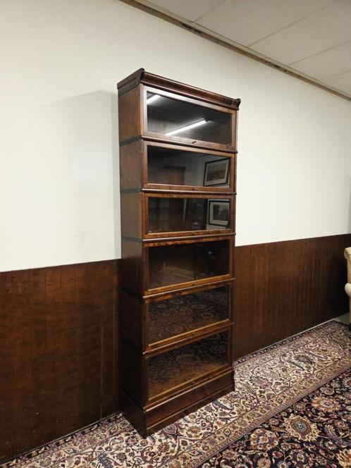 Engelse Globe Wernicke Boekenkast modulair, Huis en Inrichting, Kasten | Boekenkasten, Zo goed als nieuw, 50 tot 100 cm, 200 cm of meer