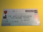 Ticket FC Metz SK Lokeren beker Intertoto 24/07/99, Verzenden