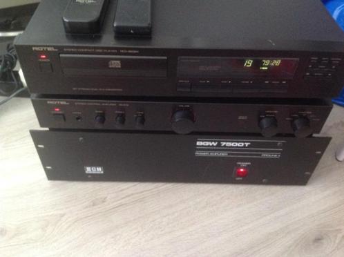 =BGW 7500T, Rotel RCD-965BX, Rotel RC-972, Audio, Tv en Foto, Stereoketens, Zo goed als nieuw, Cd-speler, Speakers, Overige merken