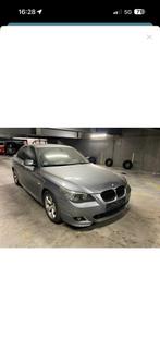 Bmw 525d, Autos, BMW, Cuir, Argent ou Gris, Cruise Control, Noir