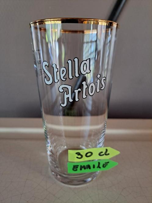 Stella Artois 30cl emaille boerke, Verzamelen, Biermerken, Zo goed als nieuw, Stella Artois, Ophalen of Verzenden