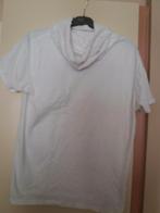 Hoodie met korte mouwen en kap, Ophalen of Verzenden, Nieuw, Maat 56/58 (XL), Wit