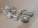 Indischblauw Zajecar porselein koffieservies., Antiek en Kunst, Ophalen