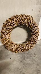Grote rotan krans 50cm, binnenkant ruimte 28cm, Huis en Inrichting, Woonaccessoires | Kransen, Ophalen of Verzenden