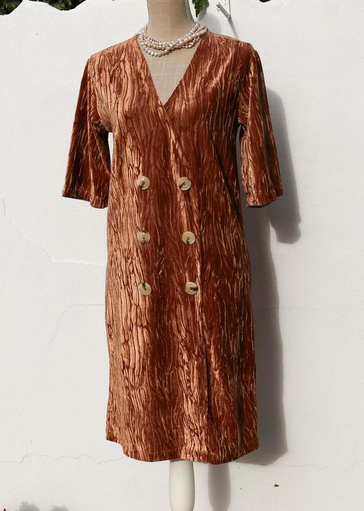 Robe en velours Zara S/M, Vêtements | Femmes, Robes, Neuf, Taille 38/40 (M), Enlèvement ou Envoi