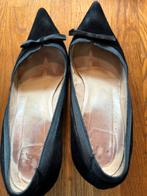 Zwarte suede pumps maat 38,5, Pumps, Zwart, Zo goed als nieuw, Ophalen