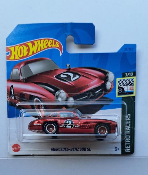 Mercedes 300 SL super treasure hunt STH hot wheels, Hobby en Vrije tijd, Modelauto's | Overige schalen, Zo goed als nieuw, Auto