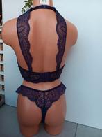 setje Marie Jo 75 d  string 38, Kleding | Dames, Marie Jo, Ophalen of Verzenden, Paars, Setje