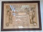 Inter-tentoonstelling in oud frame., Huis en Inrichting, Stoffering | Gordijnen en Lamellen, Ophalen, Gebruikt