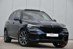 BMW X5 xDrive45e l M-sport l Pano (bj 2021, automaat), Automaat, Gebruikt, Blauw, Leder