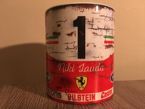 Niki Lauda Ferrari mok Vintage olie F1 Autosport NIEUW, Verzamelen, Automerken, Motoren en Formule 1, Nieuw, Formule 1, Ophalen of Verzenden