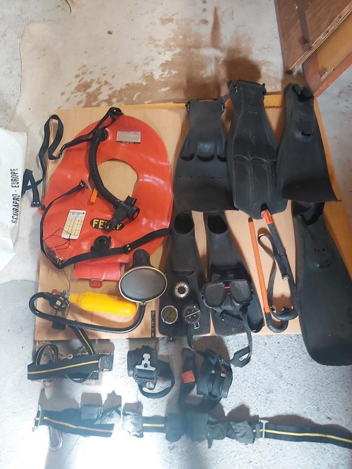 Lot met antieke duikuitrusting, Watersport en Boten, Duiken, Gebruikt, Ophalen of Verzenden