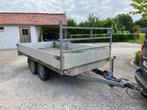 Saris aanhangwagen 3m30 x 1m80 2000kg, Ophalen, Gebruikt