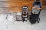 Mutsy EVO Nomad Dark Grey + accessoires, Kinderen en Baby's, Kinderwagens en Combinaties, Verstelbare duwstang, Zo goed als nieuw