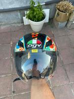 Casque Scooter Valentino Rossi 46, Fietsen en Brommers, Brommerhelmen, Ophalen, Zo goed als nieuw