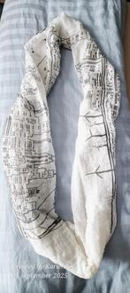 Lussjaal.  Wit/zwart, Ophalen of Verzenden, Gedragen