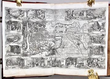 Oude STATENBIJBEL BIBLIA (1645) PLANCIUS - Zeldzame kaarten! beschikbaar voor biedingen