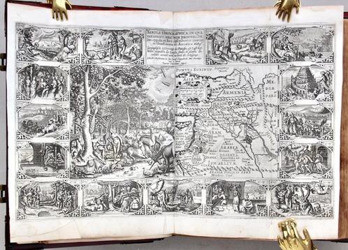 Oude STATENBIJBEL BIBLIA (1645) PLANCIUS - Zeldzame kaarten!, Antiek en Kunst, Antiek | Boeken en Manuscripten, Ophalen of Verzenden
