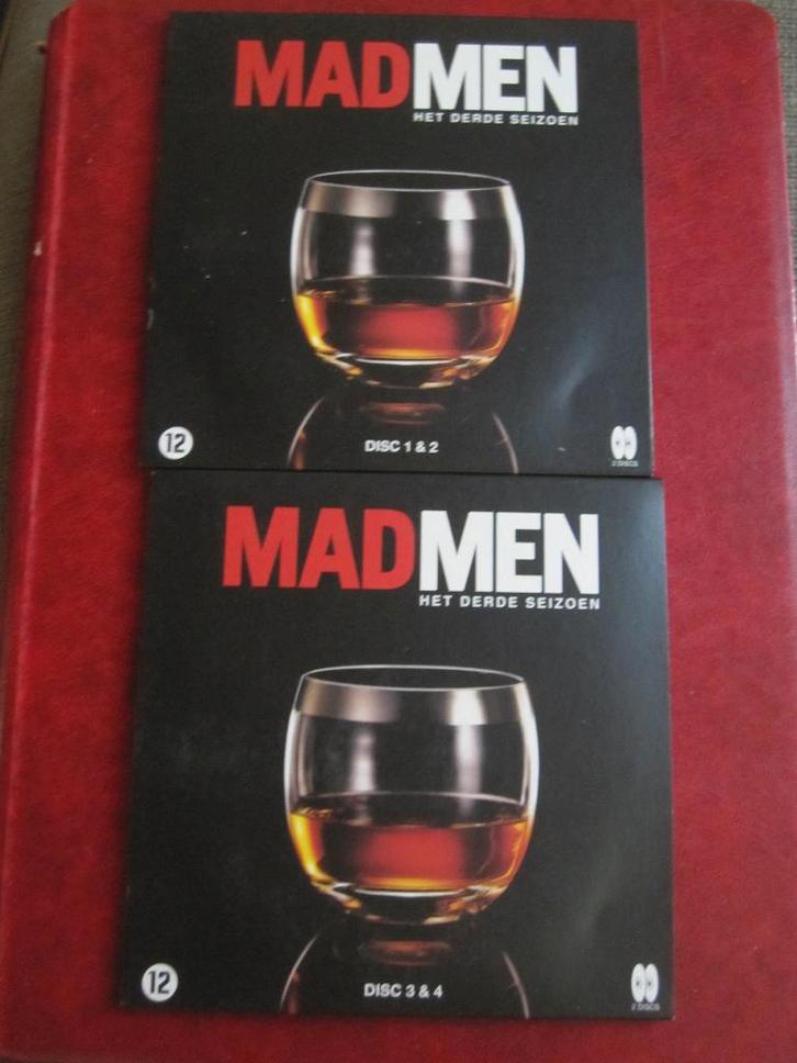 Mad Men - Het Derde Seizoen (2009) 4 disc, Cd's en Dvd's, Dvd's | Tv en Series, Zo goed als nieuw, Drama, Boxset, Vanaf 12 jaar