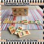 Domino en bois "les animaux de la ferme ", Enfants & Bébés, Enlèvement ou Envoi, Utilisé, Autres types