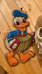 Ancienne plaque en plastique DONALD 30cm années 50, Collections, Enlèvement