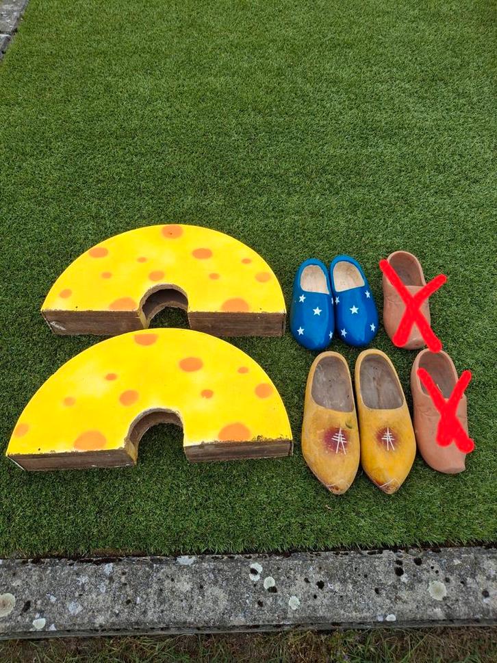 Allerlei feestartikelen Hollands themafeest, Hobby en Vrije tijd, Feestartikelen, Zo goed als nieuw, Kostuum, Ophalen of Verzenden