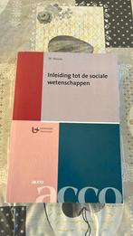 Walter Weyns - Inleiding tot de sociale wetenschappen, Boeken, Ophalen, Zo goed als nieuw, Walter Weyns