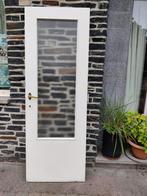 binnendeur 71 cm breed x 201,5 hoog - met veiligheidsglas, Doe-het-zelf en Bouw, Ophalen, Minder dan 80 cm, Binnendeur, Glas
