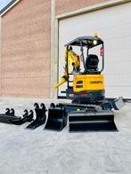 SHANTUI. 1,8 t / MINIGRAVER/ BINNENDRAAIER, Doe-het-zelf en Bouw, Ophalen of Verzenden