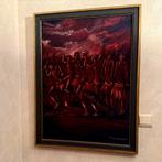 Schilderij afrikaans sfeerbeeld in kader, Ophalen