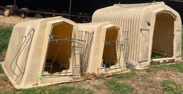 cabanes pour veaux, Enlèvement, Utilisé